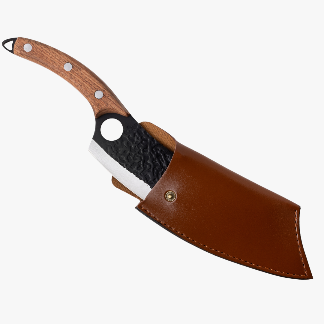 Black Rolling Sharpener & Kimbo Cleaver