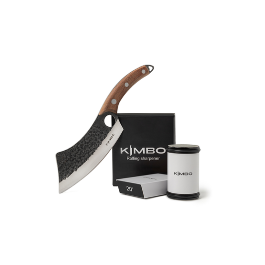 Hard Wood Rolling Sharpener & Kimbo Cleaver