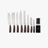 Black Rolling Sharpener & 8 Piece Knife Set