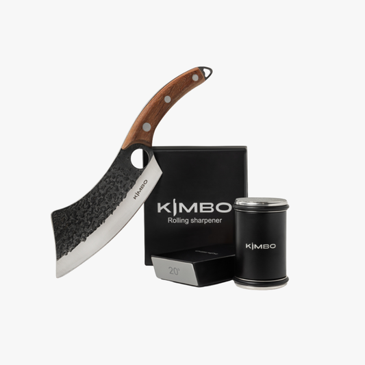 Hard Wood Rolling Sharpener & Kimbo Cleaver