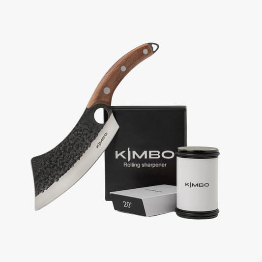 Grey Rolling Sharpener & Kimbo Cleaver