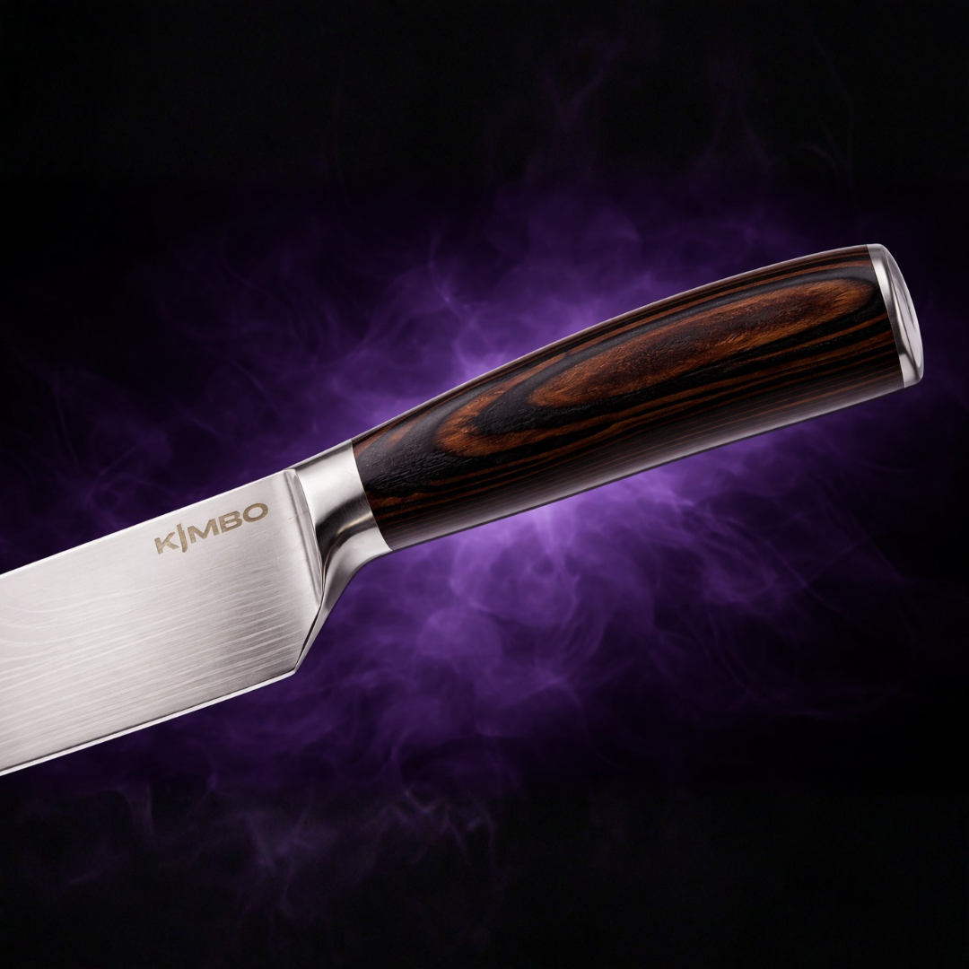 Hard Wood Rolling Sharpener & Chefs Knife